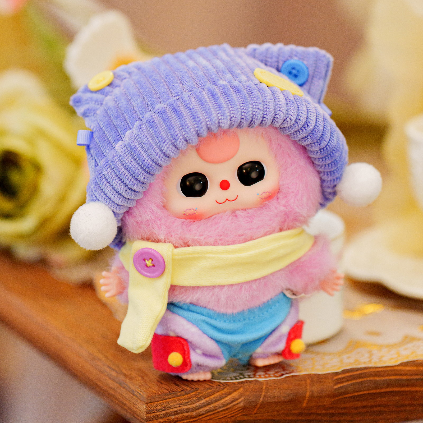 Baby Three Sweet Dreams Series 100% Plush Blind Box smiling character plush toy