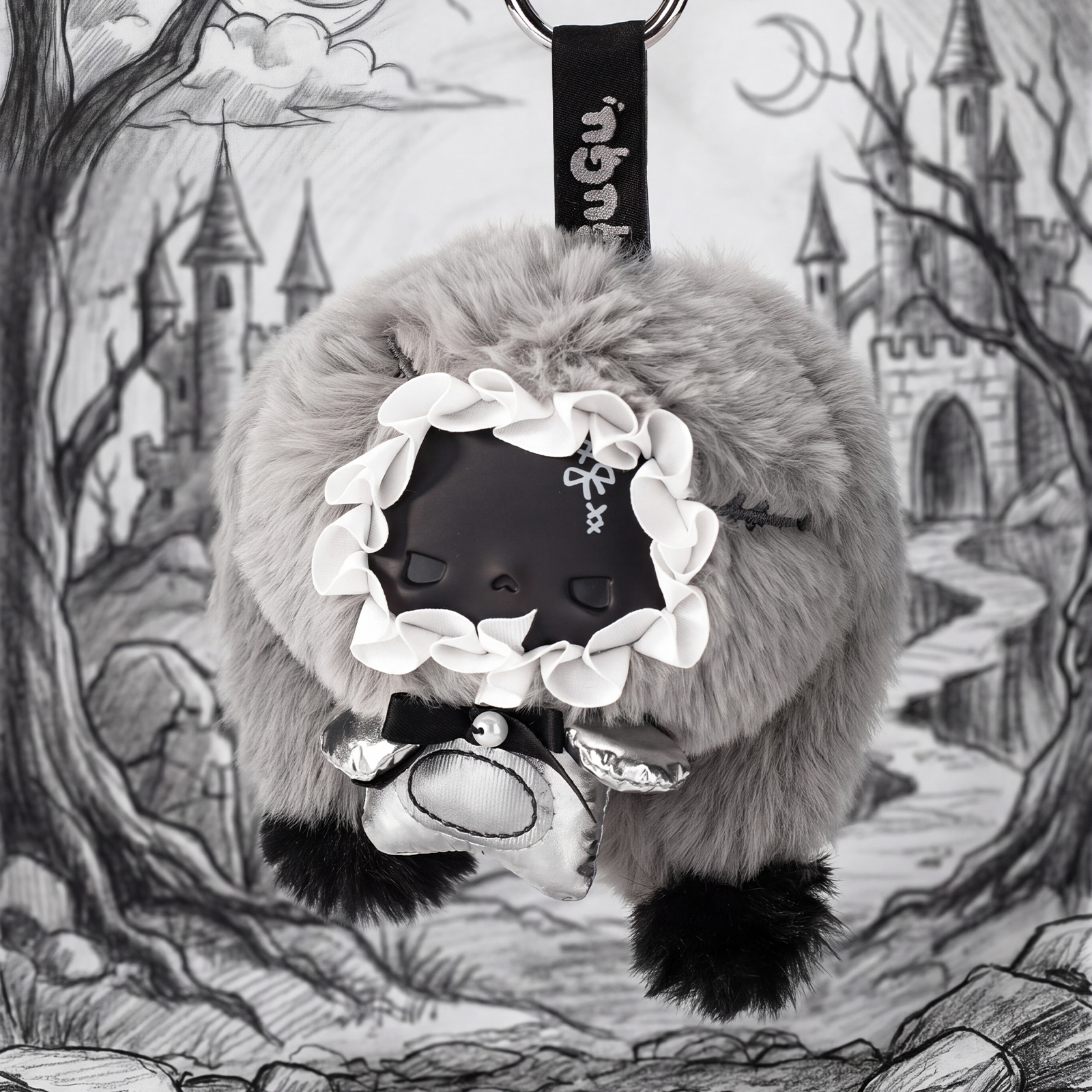 GUGU Grayscale Symphony Series Plush Blind Box cute rabbit character plush