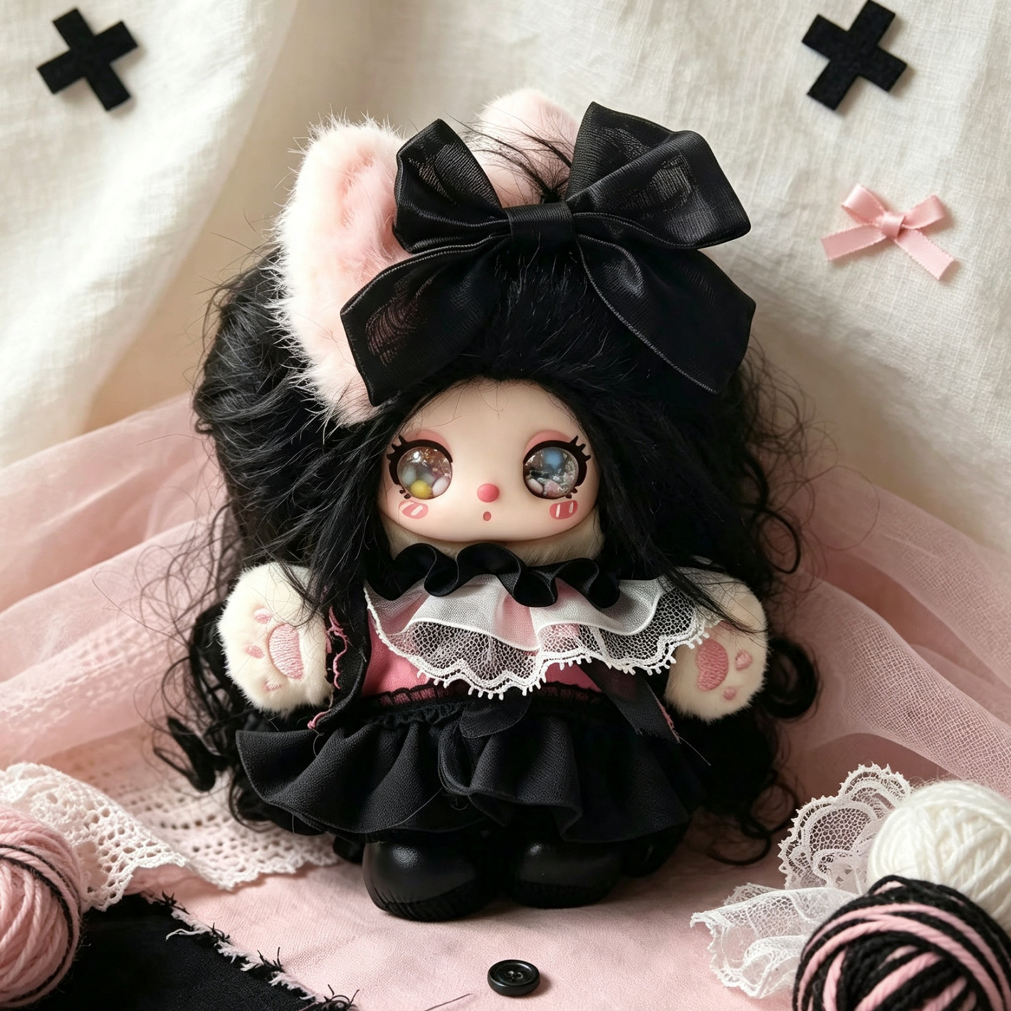LiiLA – Secrets of the Wardrobe Plush Blind Box character close-up plush design