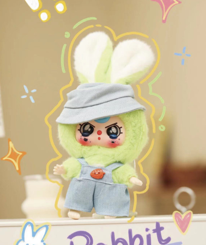 Baby Three Rabbit Macaron Cute Bunny Plush Series lucky bag（Babythree Official）