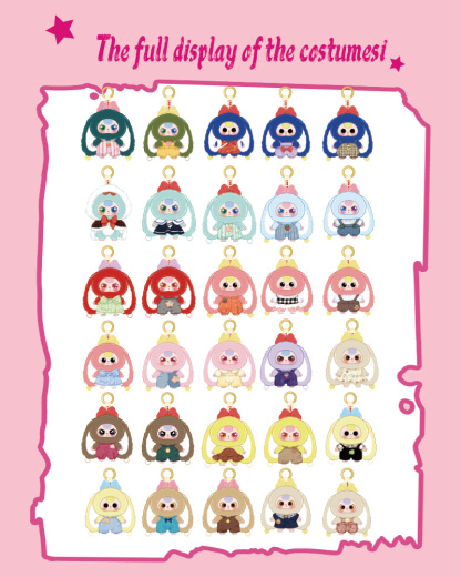 Baby Three Rabbit Macaron Cute Bunny V2 Plush Series lucky bag（Babythree Official）
