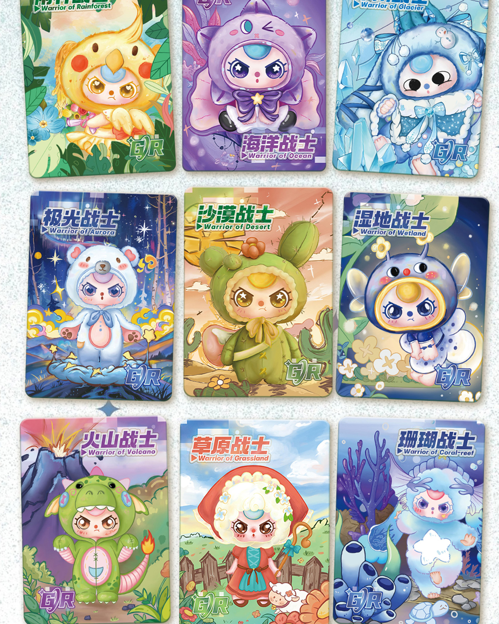 Baby Three Baby three  guards the cute alliance Cards (Babythree Official)