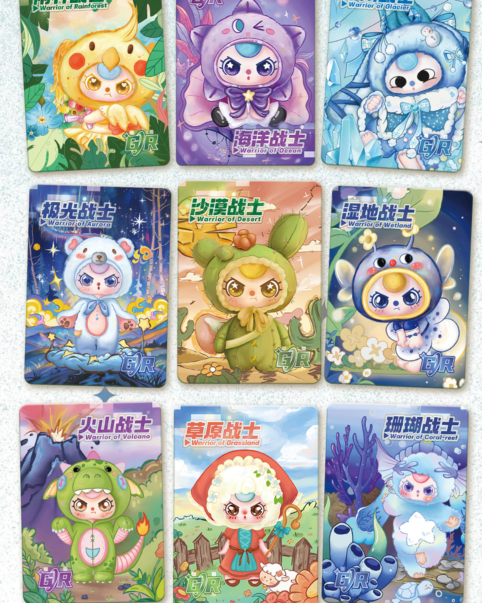 Baby Three Baby three  guards the cute alliance Cards (Babythree Official)