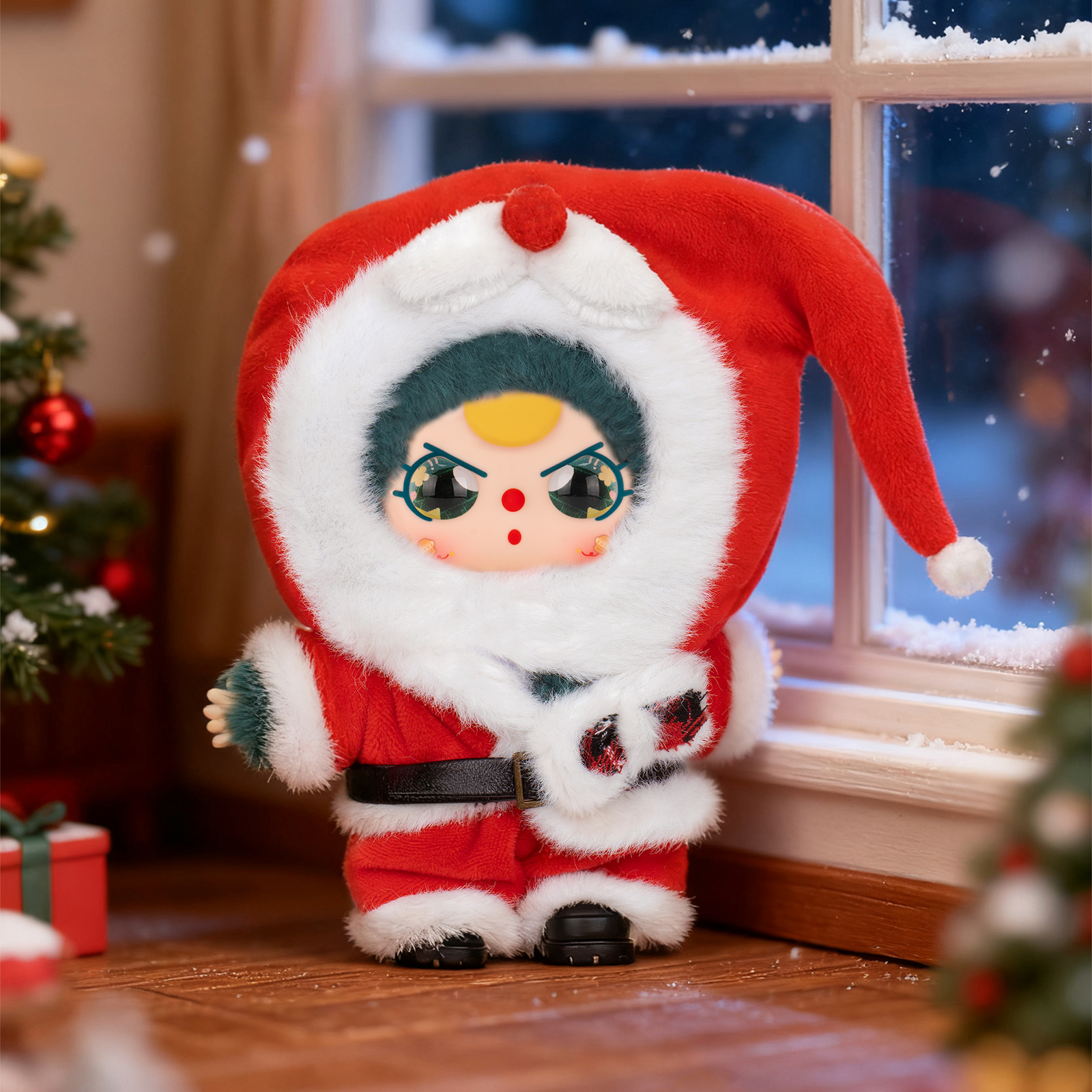 Baby Three Merry Christmas! Series Plush Blind Box smiling character plush toy