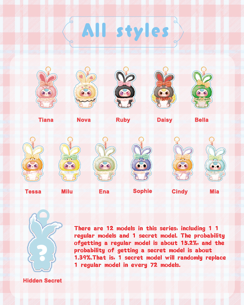Baby Three Lily Rabbit Town V2 Plush Blind Box（Babythree Official