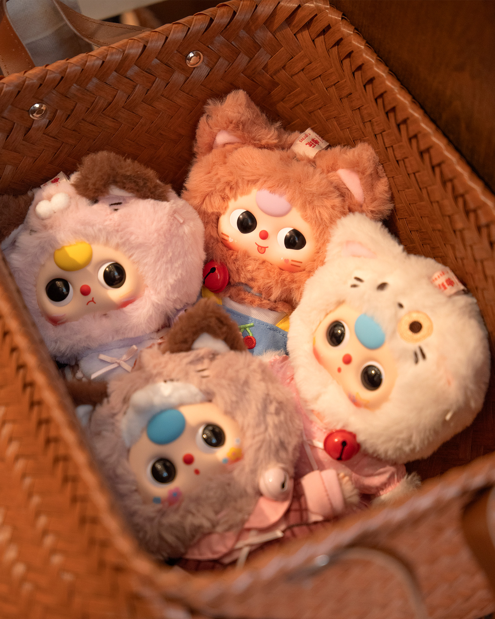 Baby Three Kitten Wardrobe Plush Blind Box（Babythree
