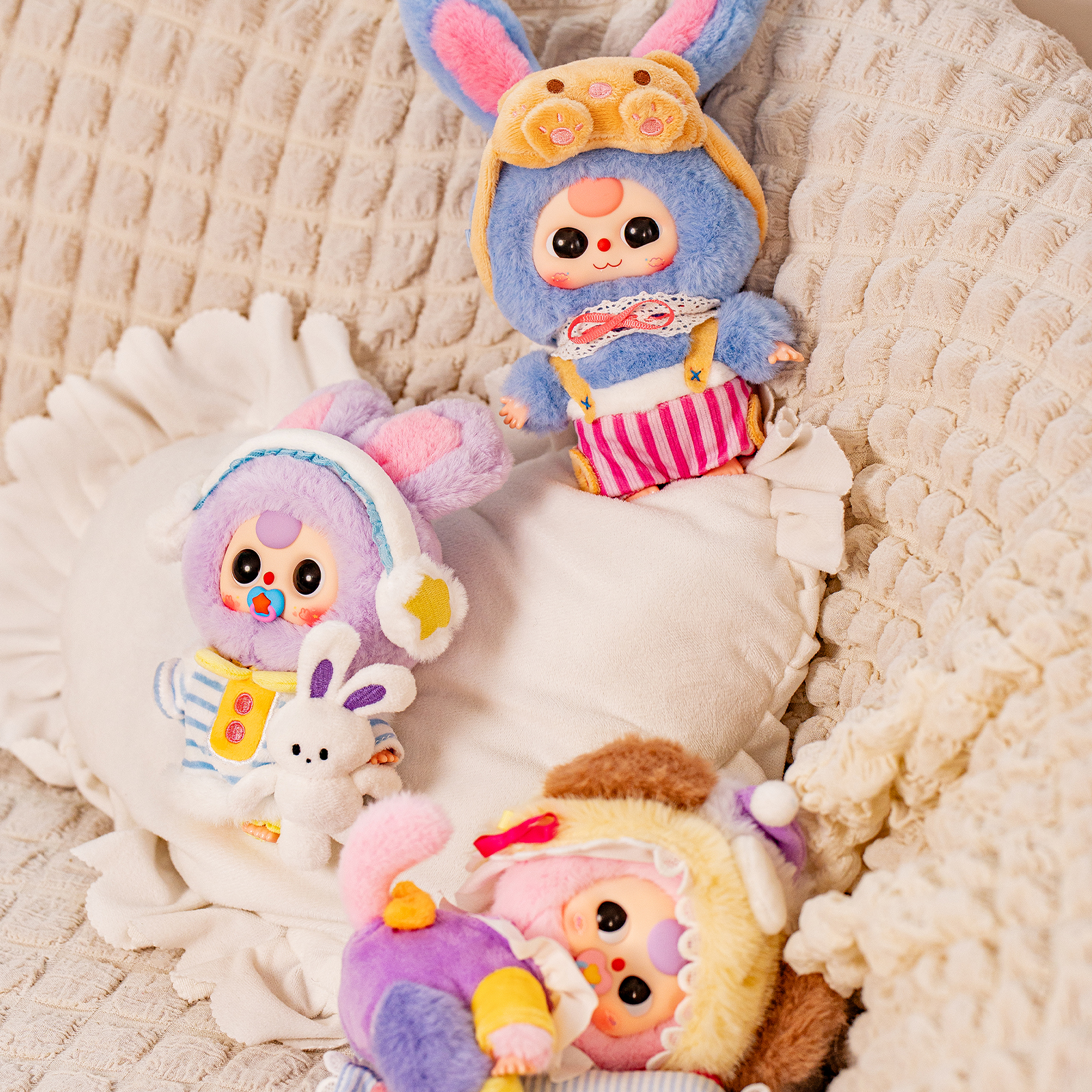 Baby Three Sweet Dreams Series 100% Plush Blind Box pastel color plush character
