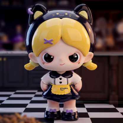 Piupu Inner World Series PVC Figure Blind Box Blind Box embroidery details