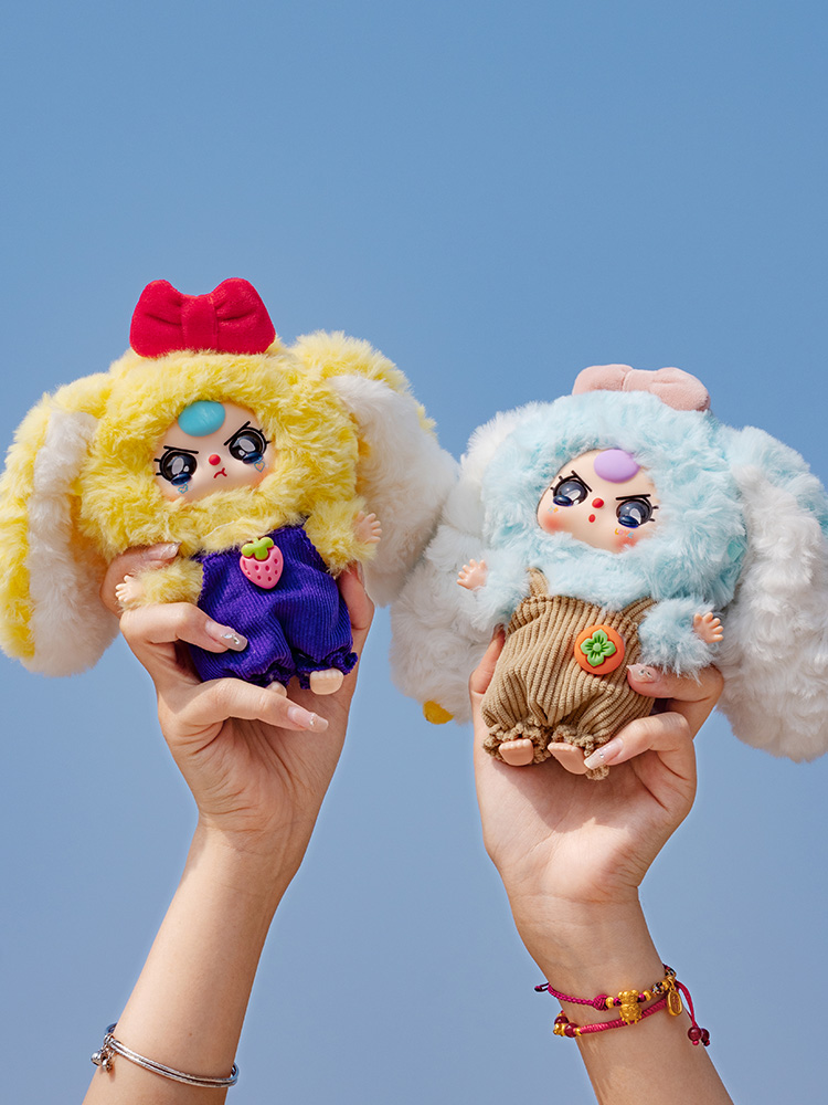 Babythree macaron V2 2個 Liila's ZooPig1個 Baby Three Rabbit Macaron Cute Bunny V2 Plush Blind Box