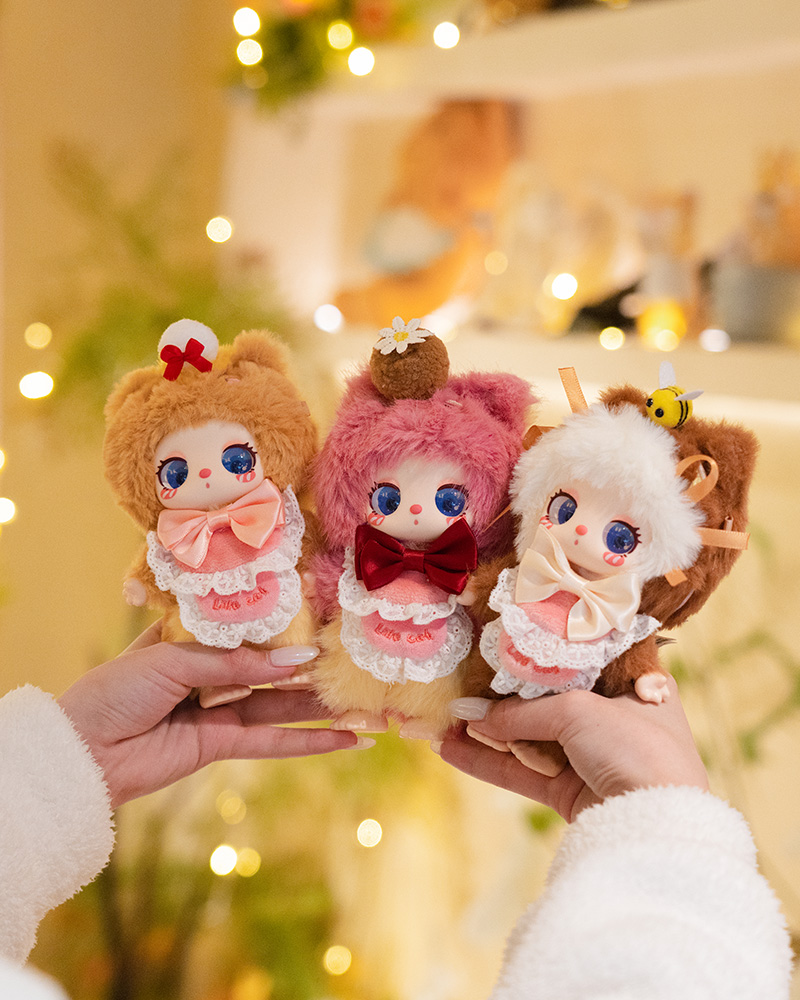 とっておきし新春福袋 chef Liila's Kitten （Babythree Bag Lucky V4 Series Plush ぬいぐるみ