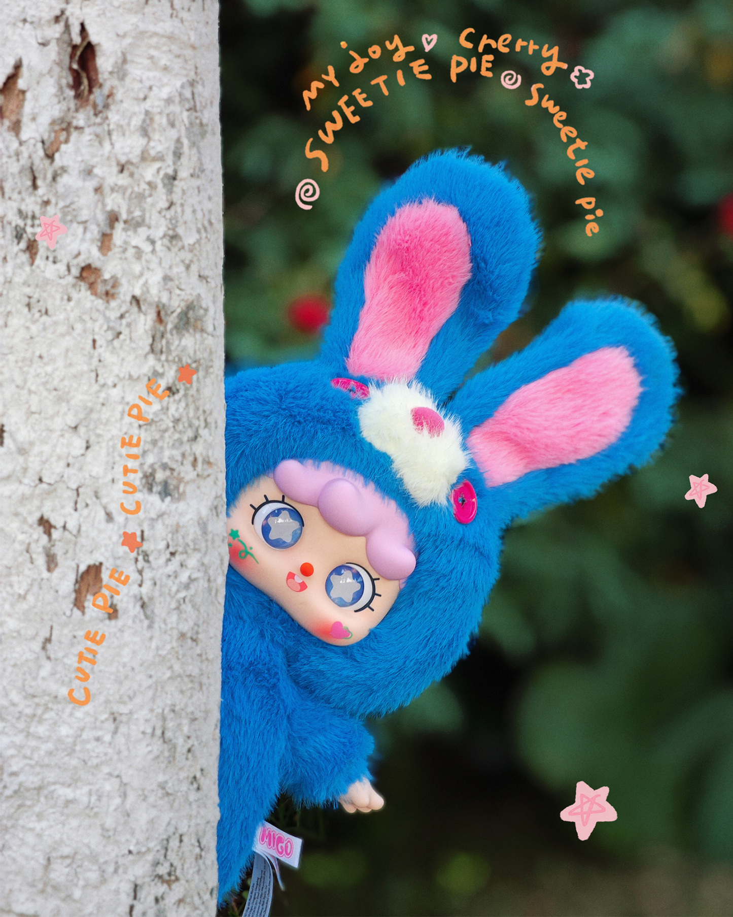 babythree Migo 400% のぬいぐるみ Baby Three 400% Big Plush Animal Series Blind Box V2