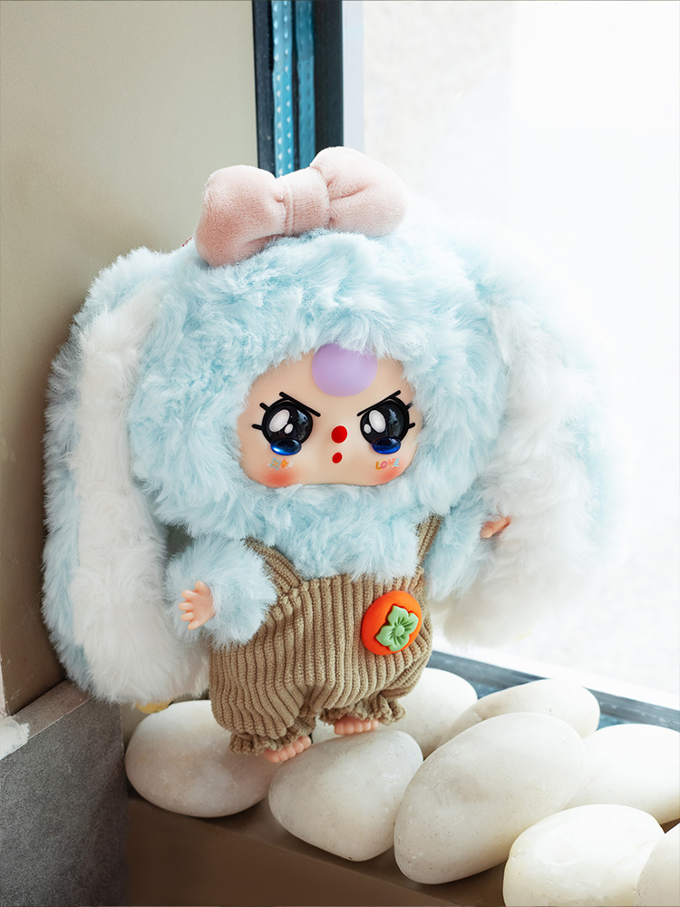 Baby Three Rabbit Macaron Cute Bunny V2 Plush Blind Box