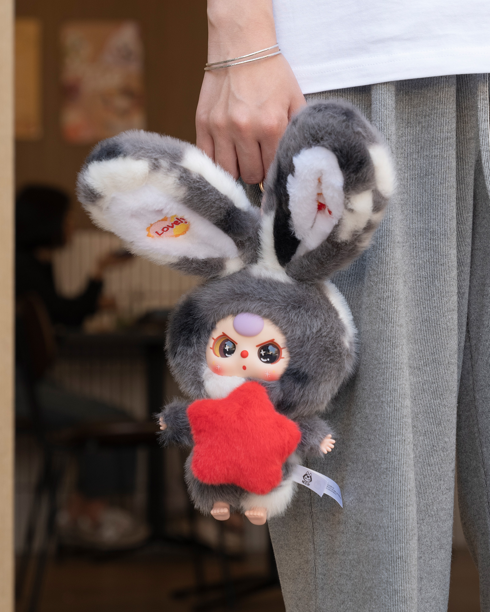 Baby Three Lily Rabbit Town V3 Plush Blind Box front view collectible plush toy