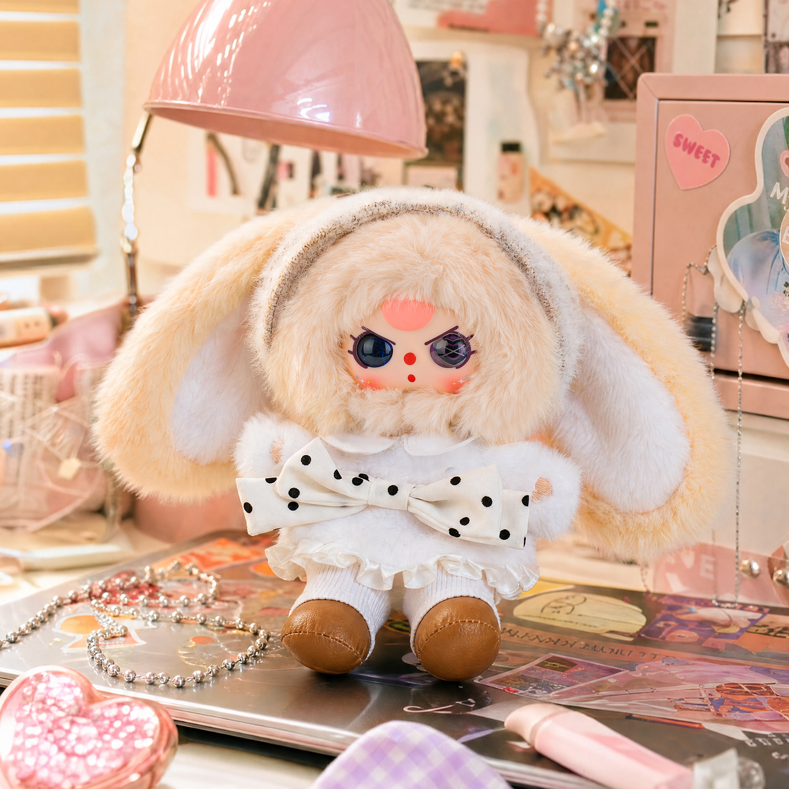 Baby Three Sweet & Cool Series Plush Blind Box front view character plush