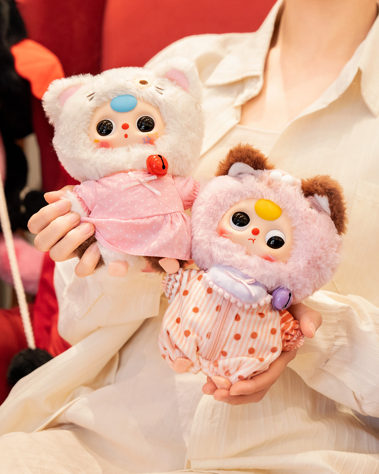 Baby Three Kitten Wardrobe Plush Blind Box（Babythree