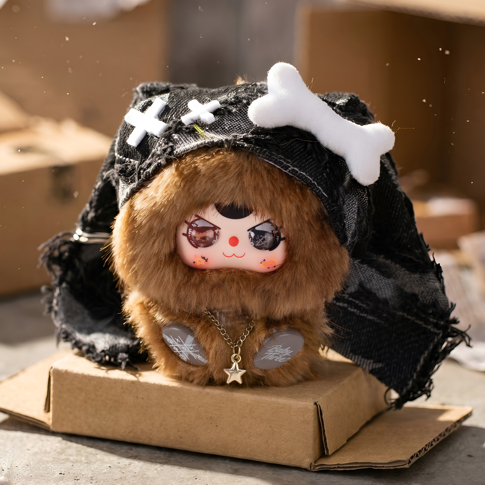 Baby Three Rebel Project Series Plush Blind Box detailed plush character design