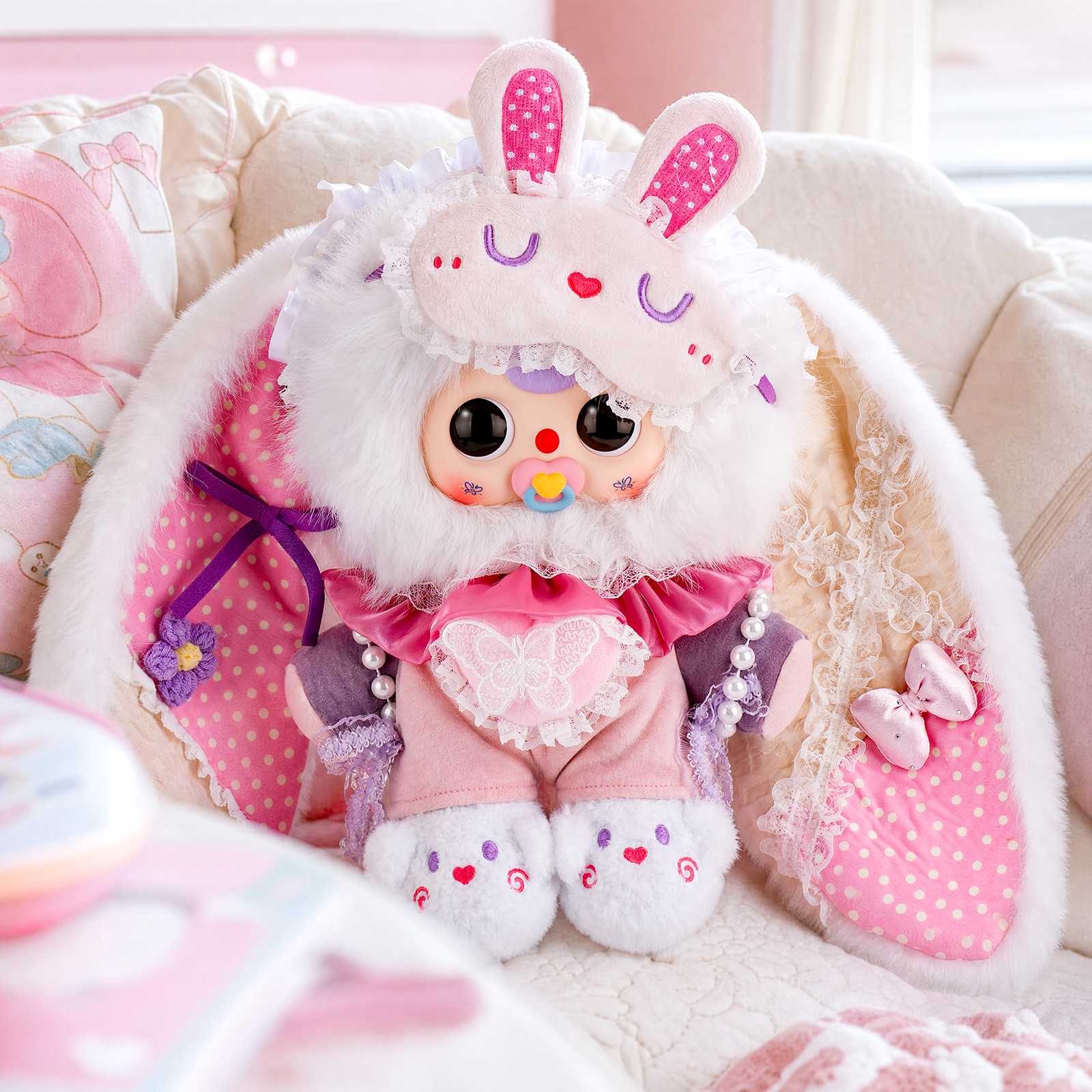 Baby Three - Moonlight Slumber 400% Plush Blind Box