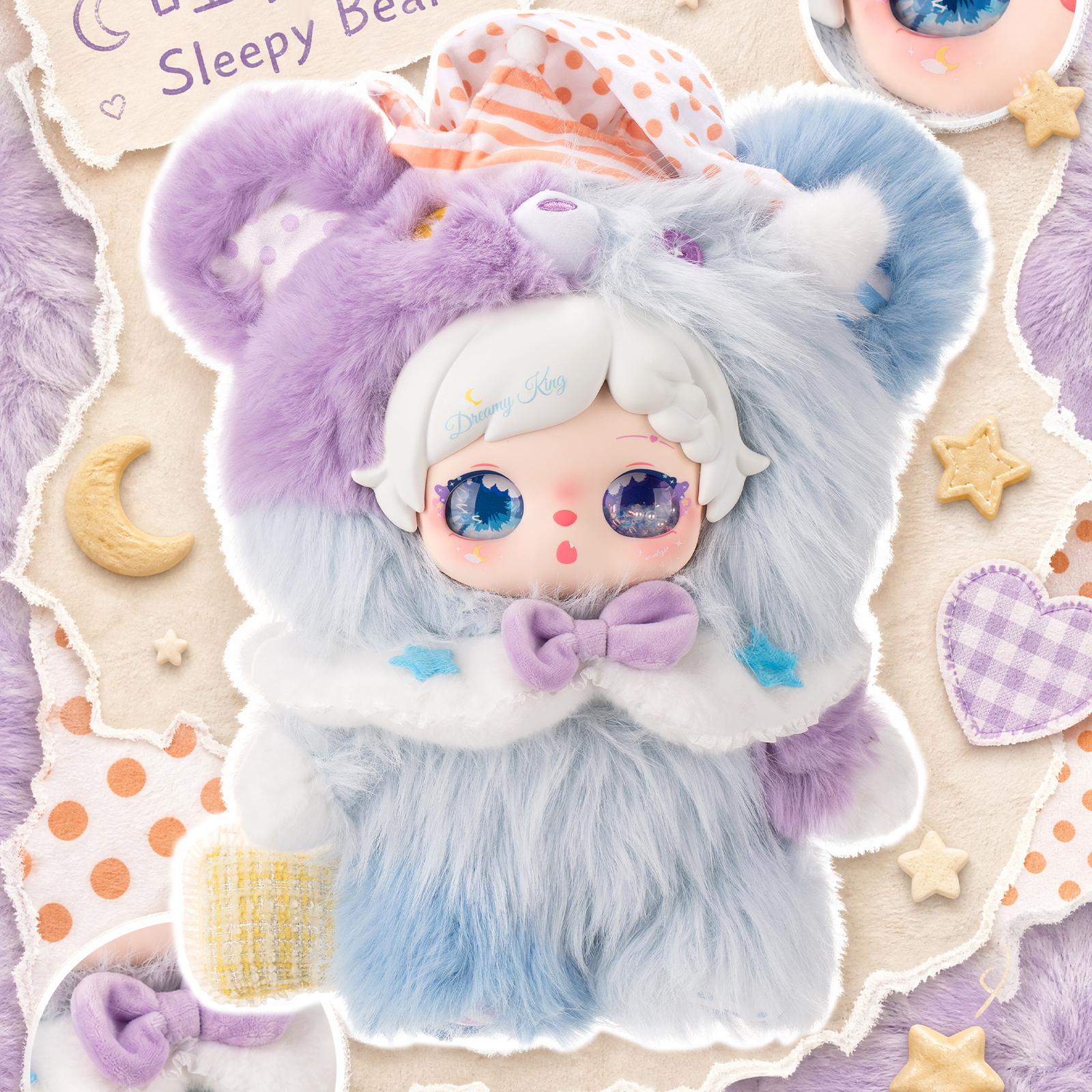 Pixie Zoey Collage World 400% Series Plush Figure collectible plush character design