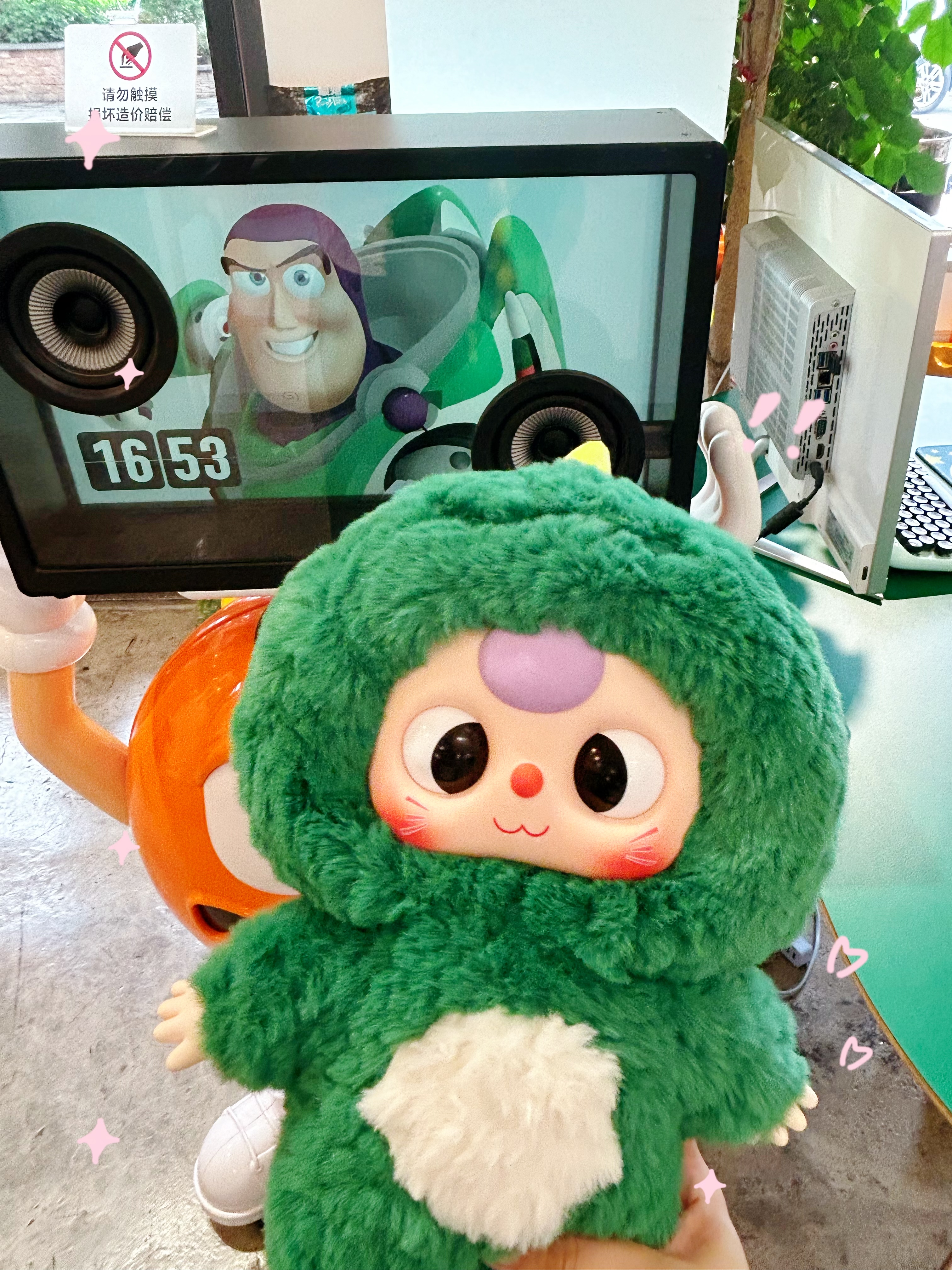 Baby three big 400%体シリーズ ぬいぐるみ Baby Three 400% Big Plush Animal Series Blind Box(Babythree
