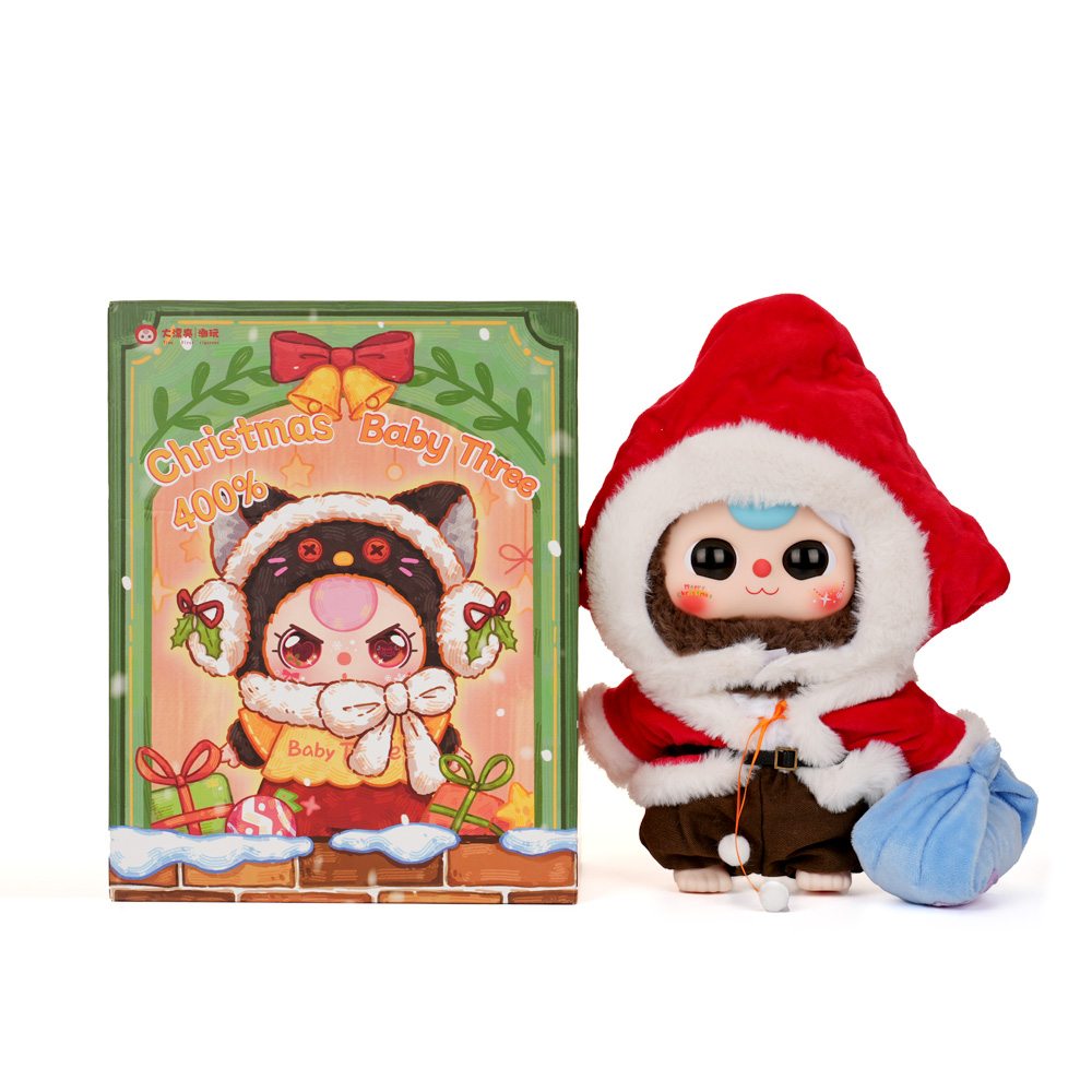 Baby Three 400% Christmas Limited Set Plush Series Lucky Bag（Babythree Official）
