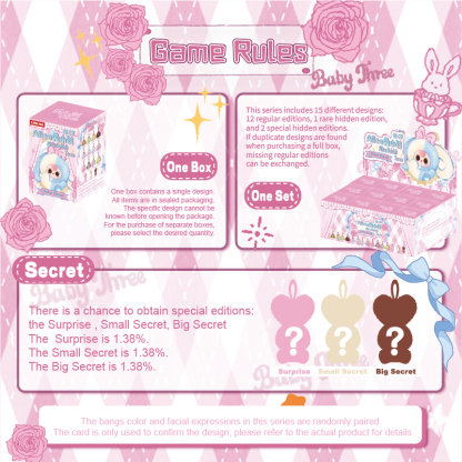 Baby Three - Alice Rabbit Town Plush Blind Box（Babythree Official）