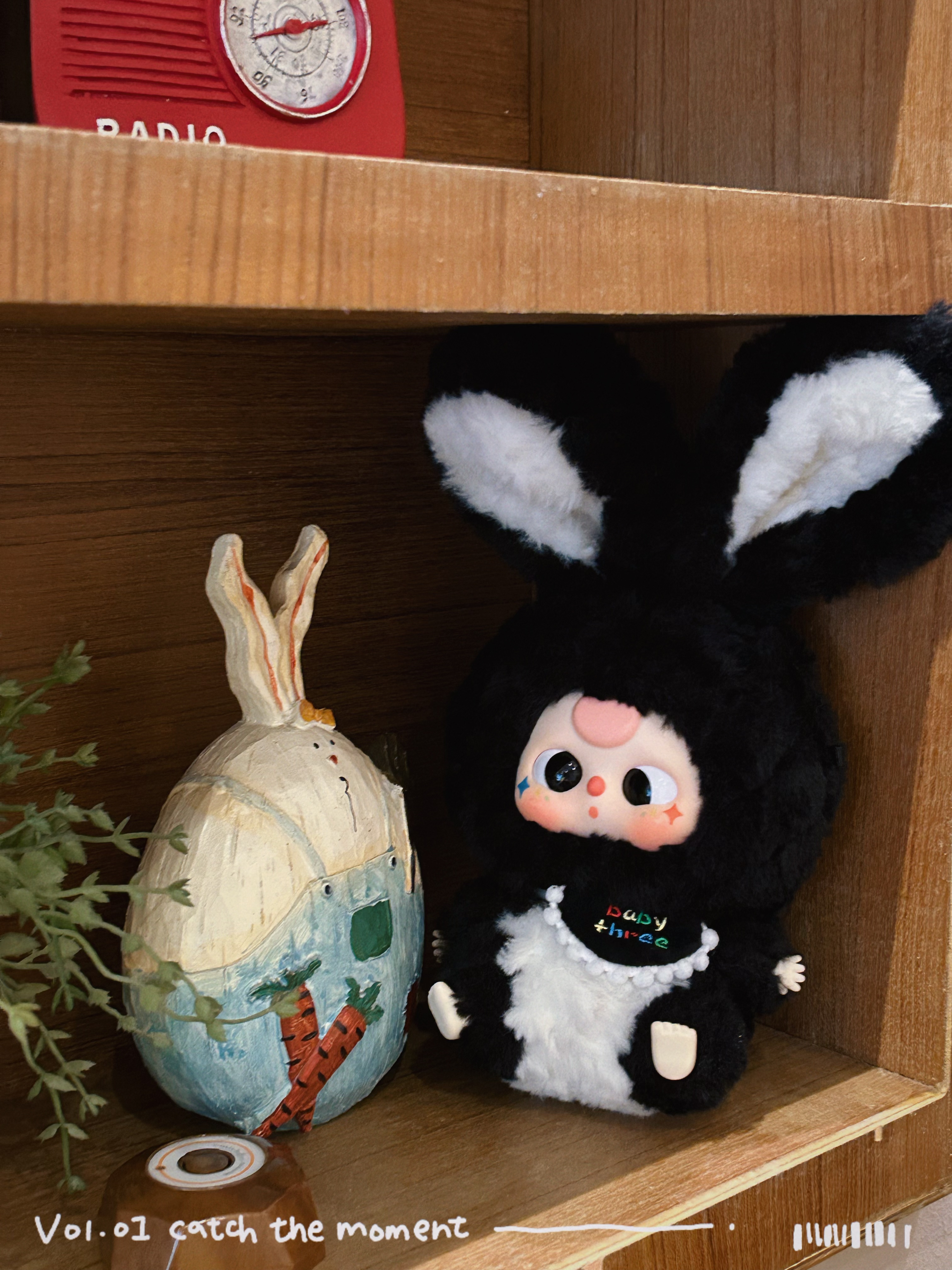 Baby Three Rabbit Macaron Cute Bunny Plush Series Blind Box