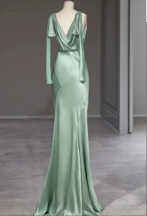 Fishtail Evening Dresses Host Performance Dresses Banquet Dresses Party Dresses