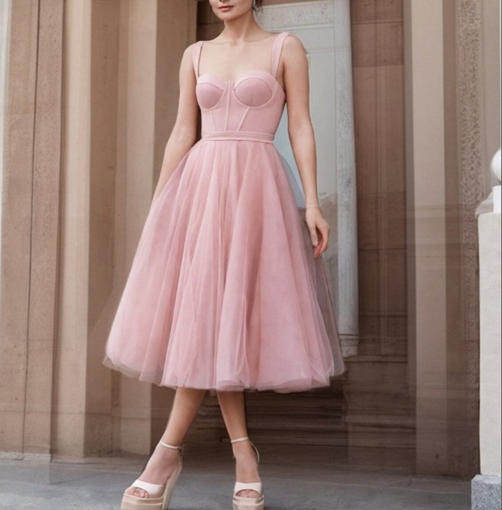 Elegant Pink Dress Ideal for Graduation Cocktail Dress For Party Dress for Prom
