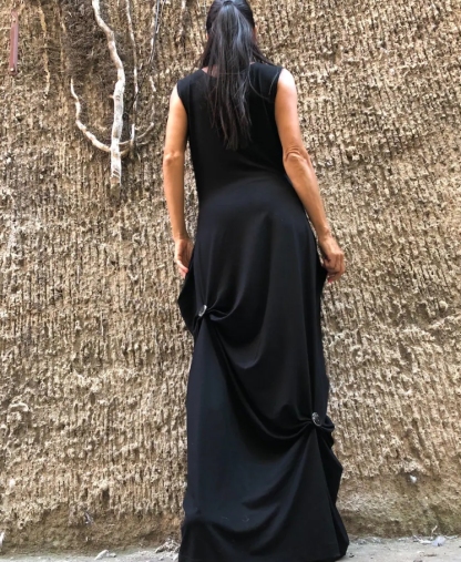 Extravagant Long Dress Black Kaftan Dress Party Women Dress Summer Long Dress Casual Dress