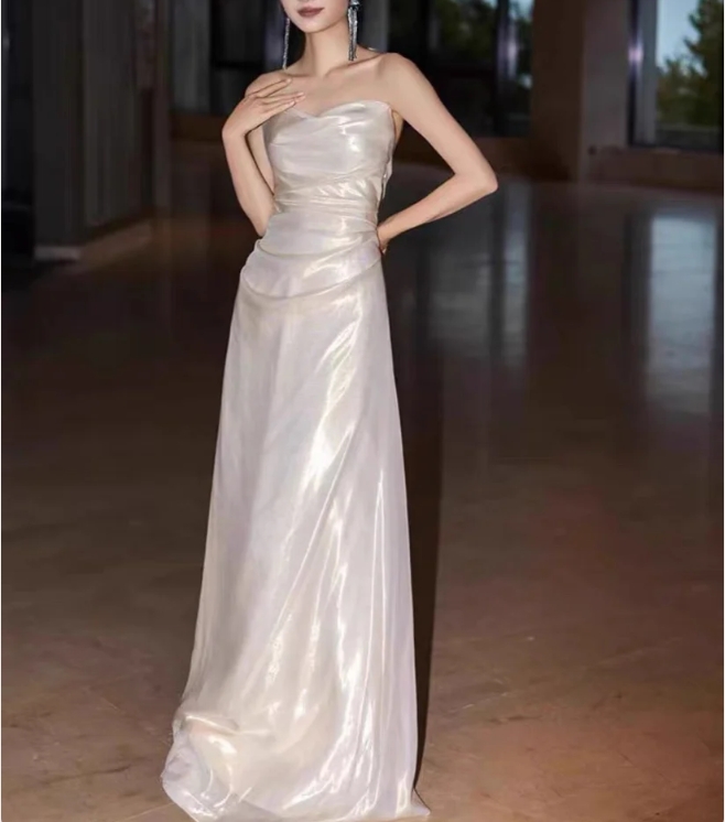 A Line Long Prom Dress Formal Evening Party Dress