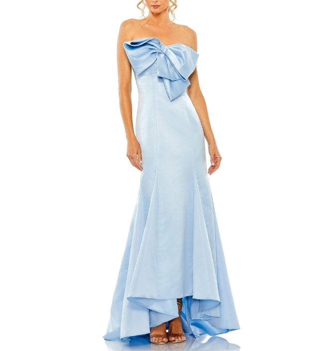 A-line Off The Shoulder With Decorative Fish Tail Style Ball Dress