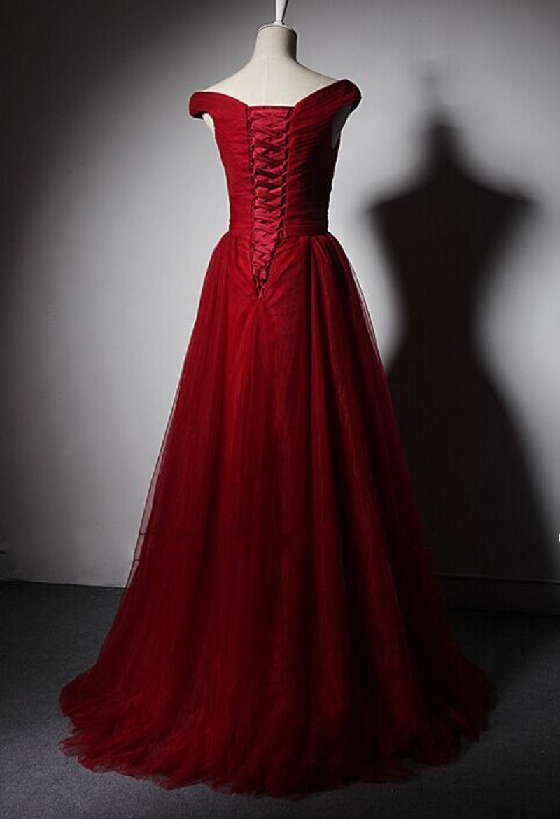 Burgundy Prom Dresses Prom Dresses v Neck Prom Dresses tulle Prom Dresses sexy Prom Dresses dresses For Prom