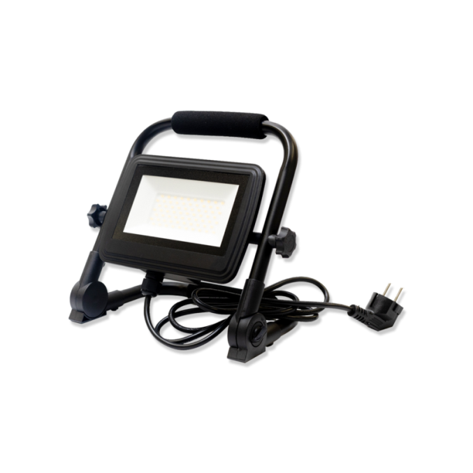 100W LED Work Light 12000 Lumen Portable  | JD-FLW-E-100W-P-Flood-Light with Handle