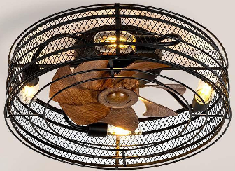 JD SmartLighting Bladeless Ceiling Fan Light JDF-WS03 – 20" | Motor 17.8W + Lighting 36W | 120lm/W