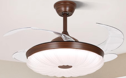 JD SmartLighting Bladeless Ceiling Fan Light JDF-WS029 – 42" | Motor 28W + Lighting 52W | 120lm/W | 4 Blades