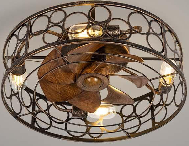 20‘’ Ceiling Fan JDF-WS05 –36W Lighting power, 17.8W Motor Power