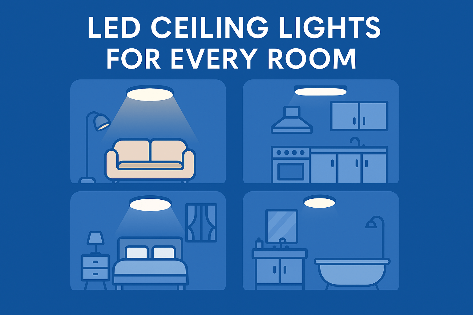 How to Choose the Right LED Ceiling Light | JD Smartlighting