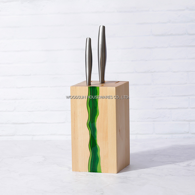 Woodsun Sustainable Kitchen Knife Block Set