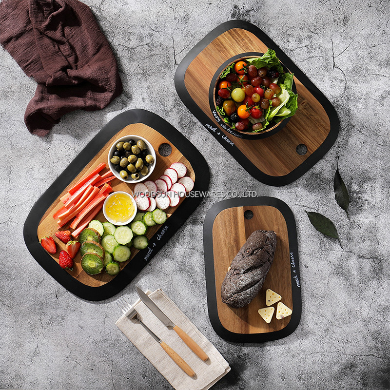 Woodsun Chalkboard Paint Durable Kitchen Tools Cutting Board Chopping Blocks Production