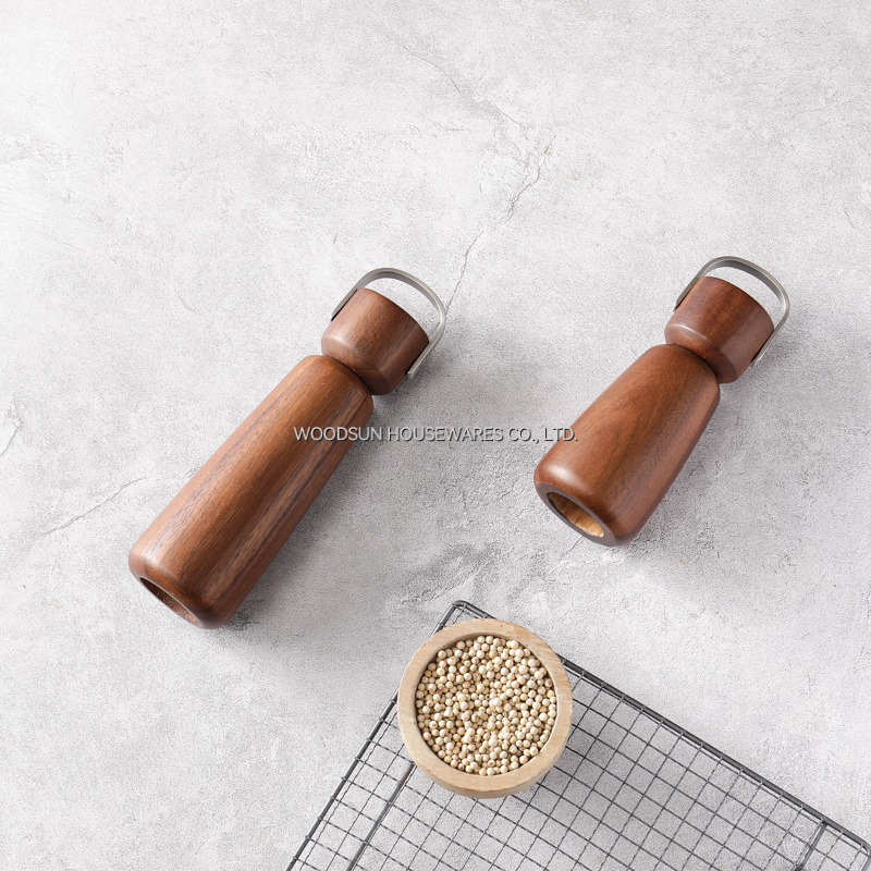 Woodsun Ceramic Grain Manual Grinders Salt and Pepper Mill 2026