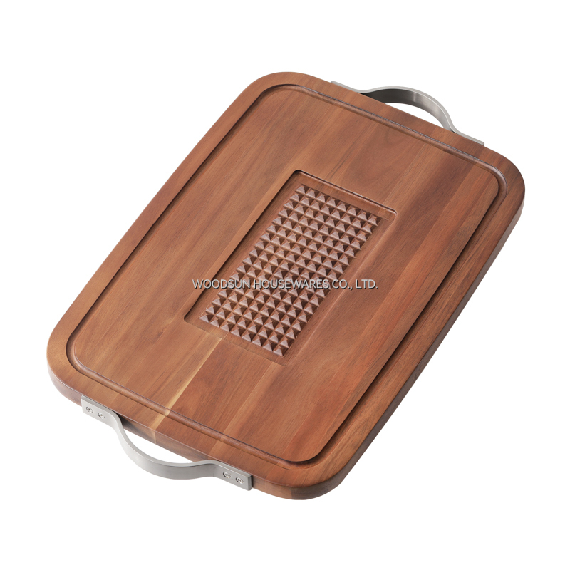 Woodsun Sink Kitchen Board Wood Camping Cutting Board for Steak