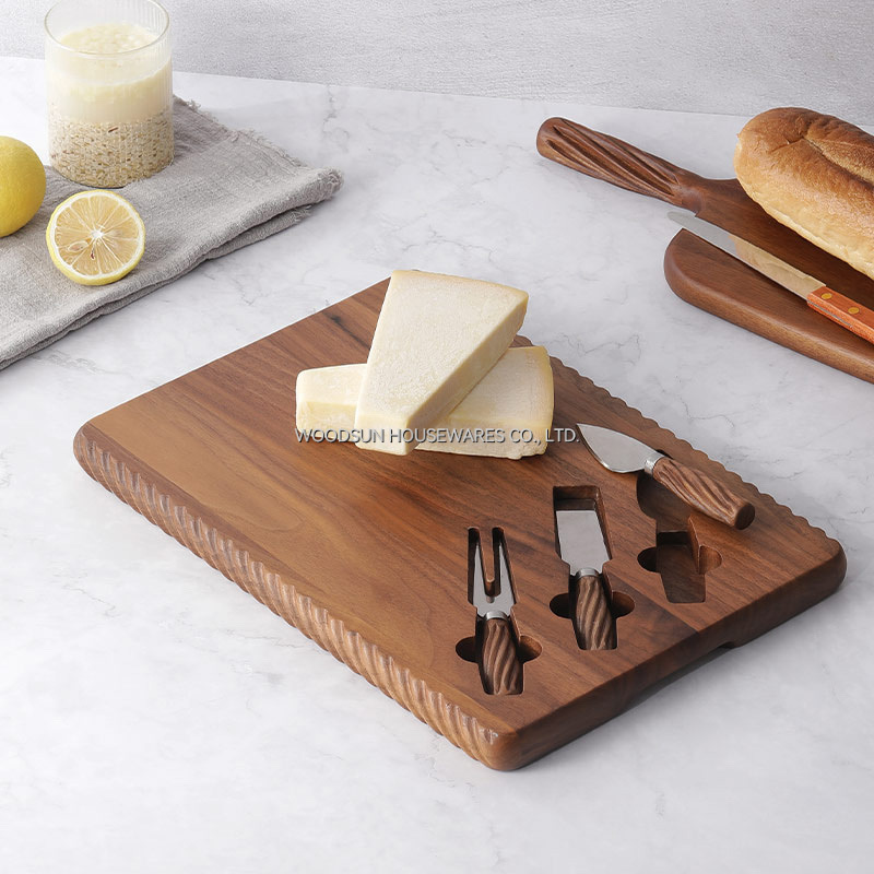 Woodsun Custom Rectangle Cheese Cutter Cutting Board France
