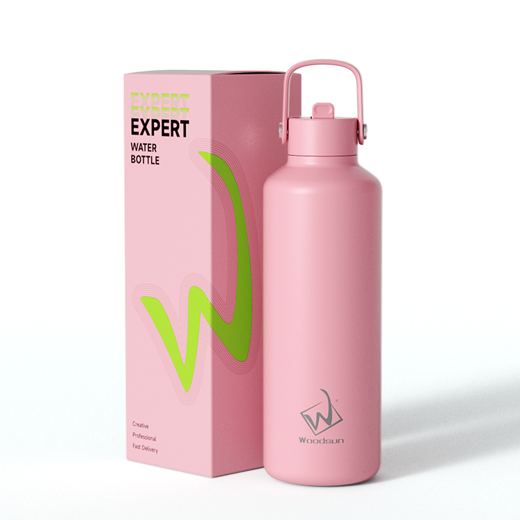 2024 Eco Friendly Fitness Custom Vacuum Insulated Water Flask Bottle Termos Sports Waterbottle Water Bottles For Men