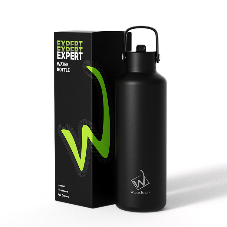 2024 Eco Friendly Fitness Custom Vacuum Insulated Water Flask Bottle Termos Sports Waterbottle Water Bottles For Men