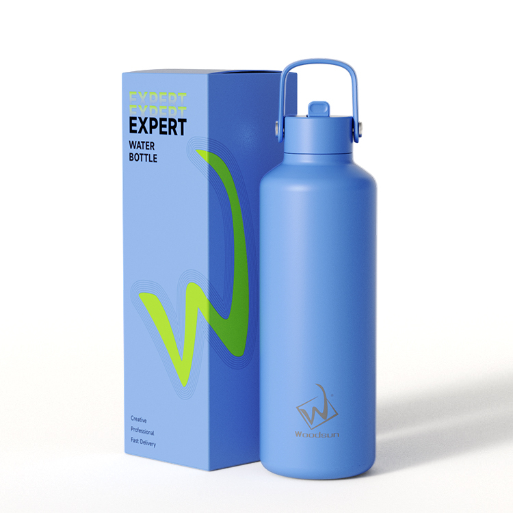 2024 Eco Friendly Fitness Custom Vacuum Insulated Water Flask Bottle Termos Sports Waterbottle Water Bottles For Men