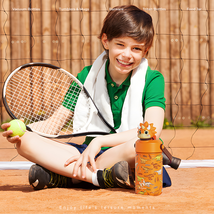 Vacuum Bottle Stainless Steel, Double Wall Kids Sports Water Bottle