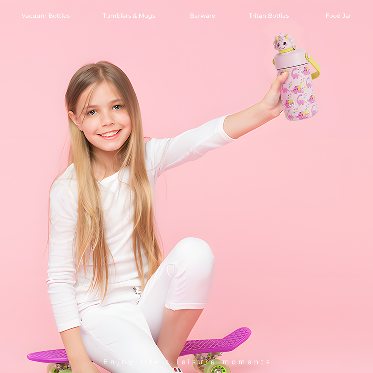 Water Bottles Child Stainless Steel, Insulated Water Vacuum Bottle