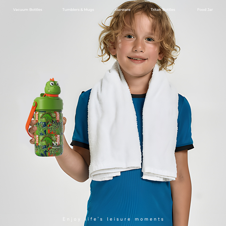 2027 Kids Water Bottle With Straw Lid Vacuum Insulated