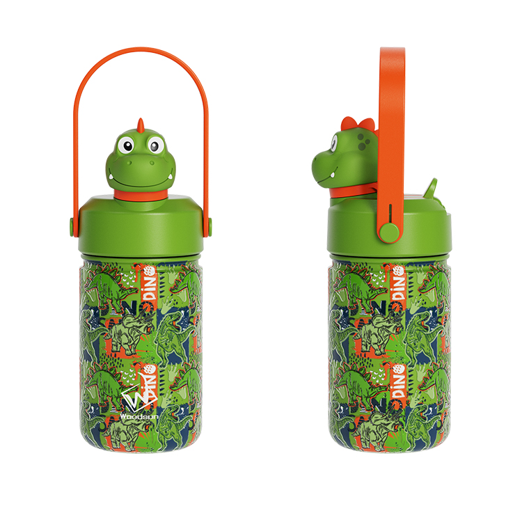 2027 Kids Water Bottle With Straw Lid Vacuum Insulated