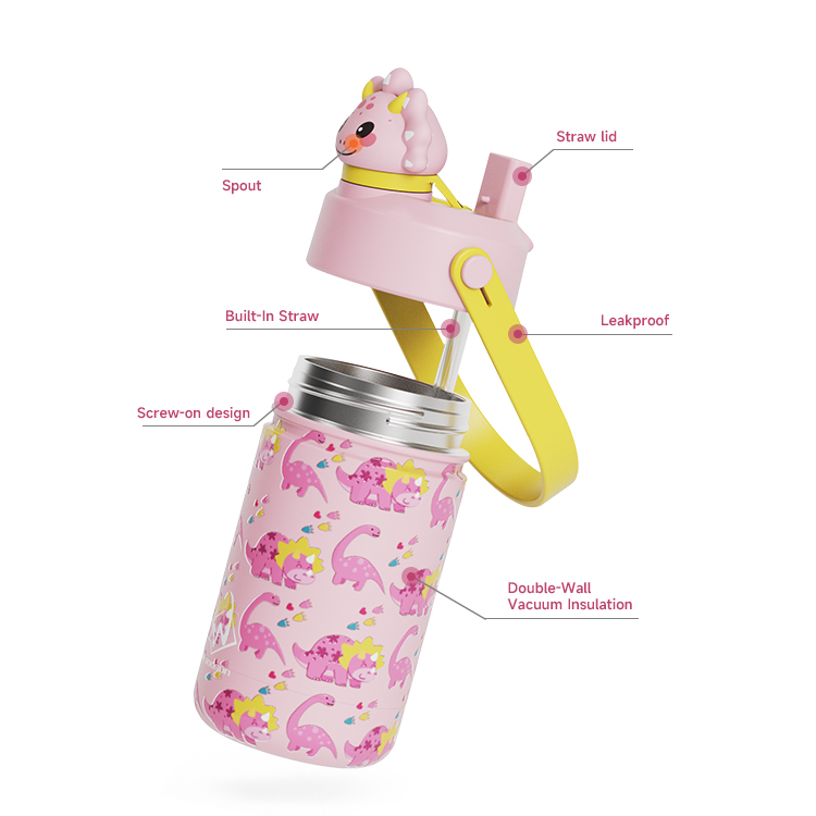 Water Bottles Child Stainless Steel, Insulated Water Vacuum Bottle